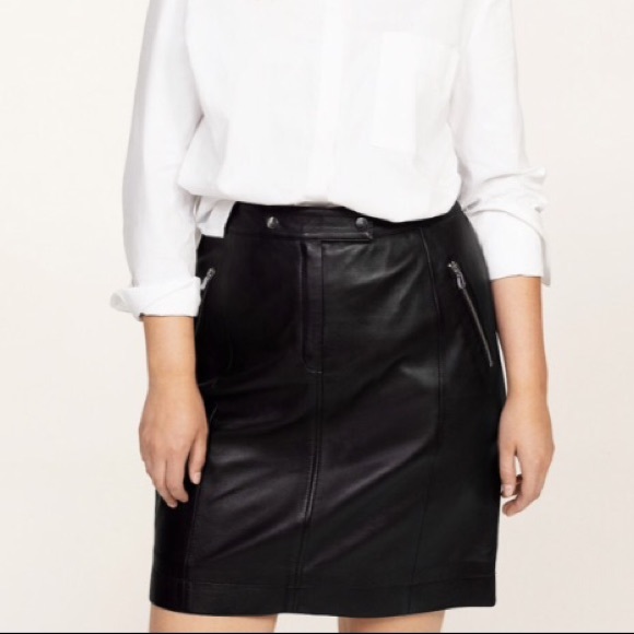 Mango Dresses & Skirts - Violeta leather skirt by mango NWT Plus size